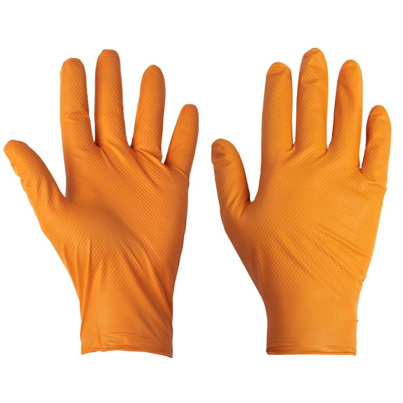 Supertouch Disposable Nitrile Diamond Grip Gloves: 1278 (1000)