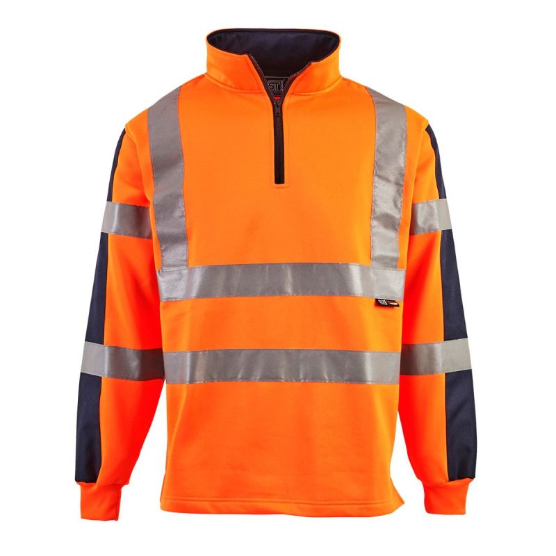 Supertouch High Vis 2 tone Rugby Shirt: 3174