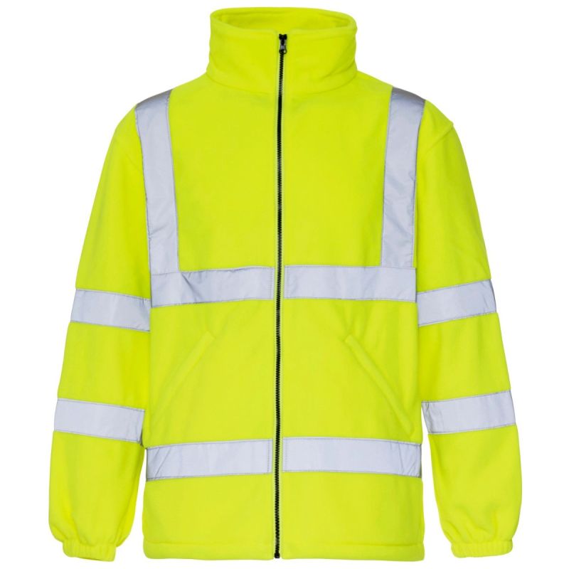 Supertouch Hi Vis Yellow Fleece Jacket: 3804