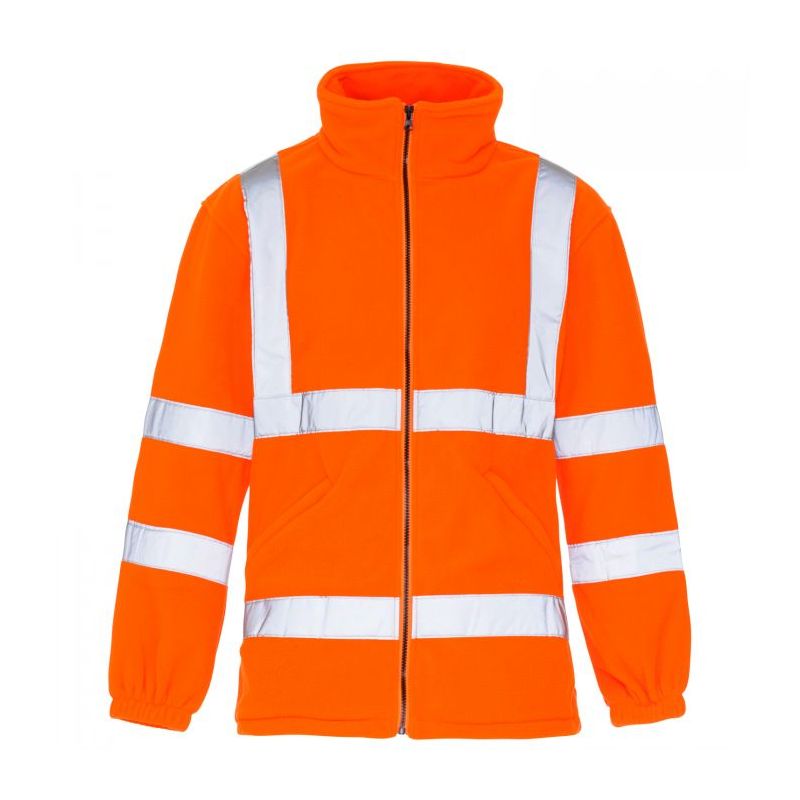 Supertouch Hi Vis Orange Fleece Jacket: 3808