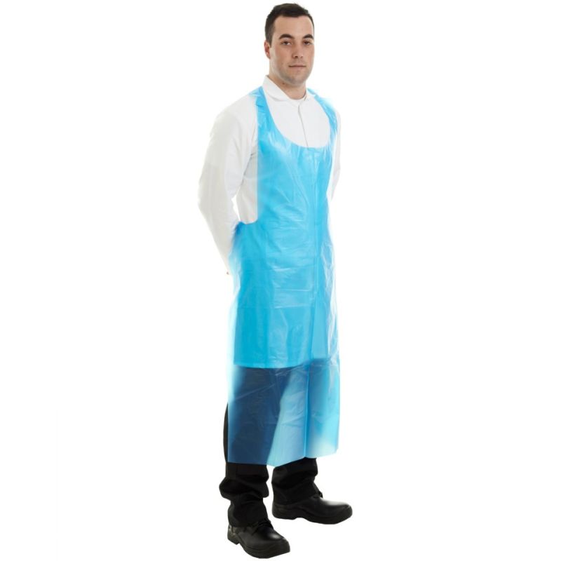 Apron Polythene Disposable on a roll 50 Mic (500): 409