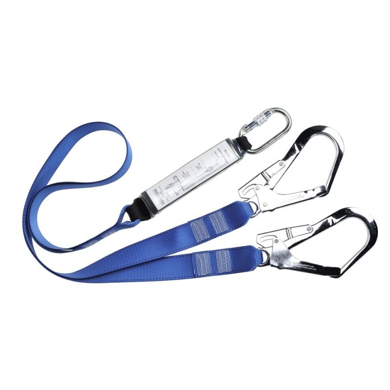 FP51 - Double Lanyard Webbing With Shock Absorber