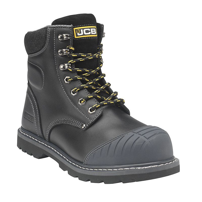 JCB Nubuck Boot with Side Zip and Steel Midsole: 5CX