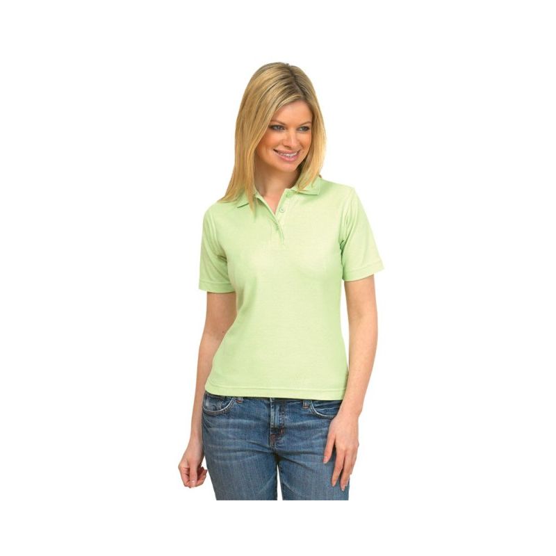 Ladies Uneek Poly/Cotton Polo Shirt: UC106 Lime model