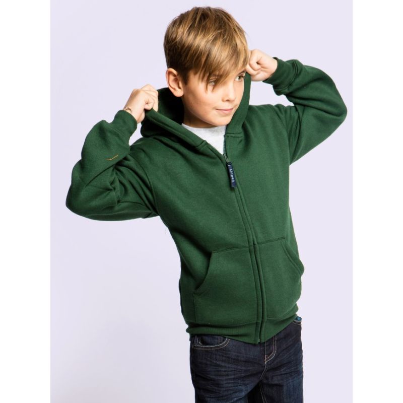 Children's Classic Full Zip Hooded Sweatshirt: UC506