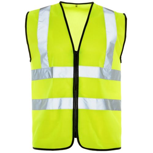 3234 - Hi Vis Yellow Zip Vest