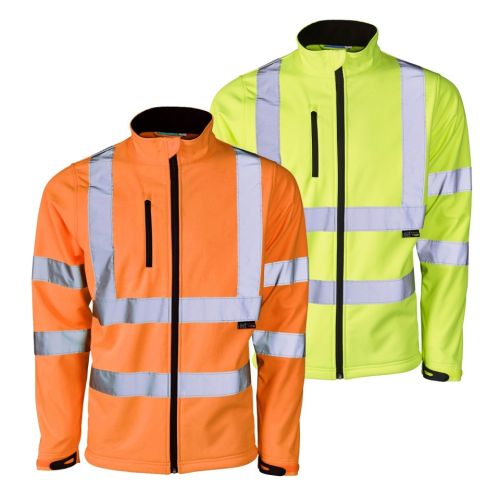 36S41 - Supertouch Hi Vis Softshell Jacket
