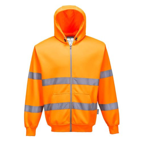 B305 - Hi-Vis Zip Front Hoodie