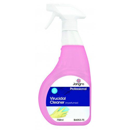 BA053-75 - Virucidal Cleaner Unperfumed 750ml Spray