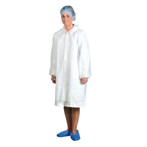 D118 - Disposable Visitors Coat PP (PK200)