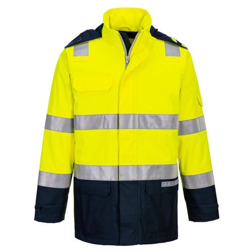 FR605 - Bizflame Rain+ Hi-Vis Multi-Norm Contrast FR Jacket