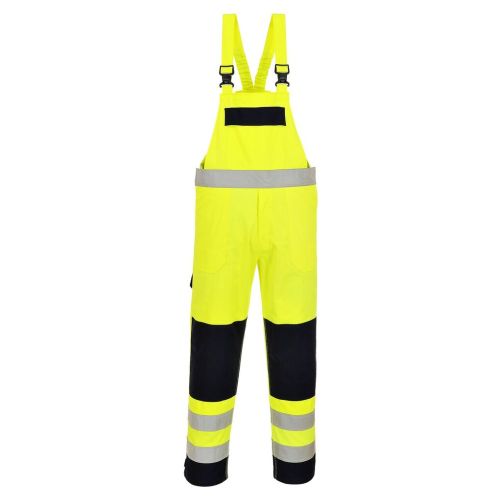 FR63 - Hi Vis Multi -Norm Flame Retardant Bib and Brace