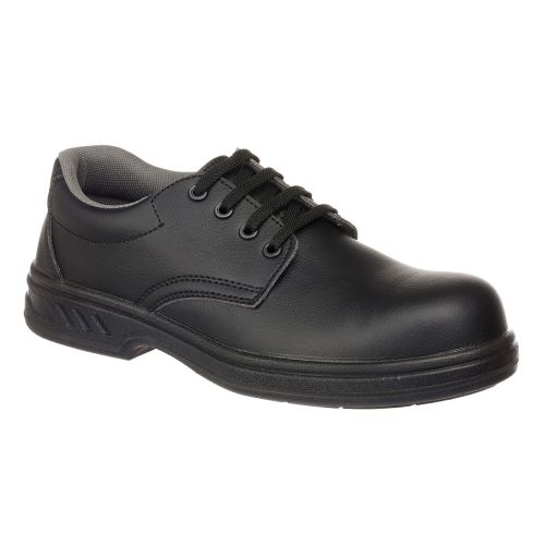 FW80 - Portwest Laced Safety Shoe Vegan friendly Black