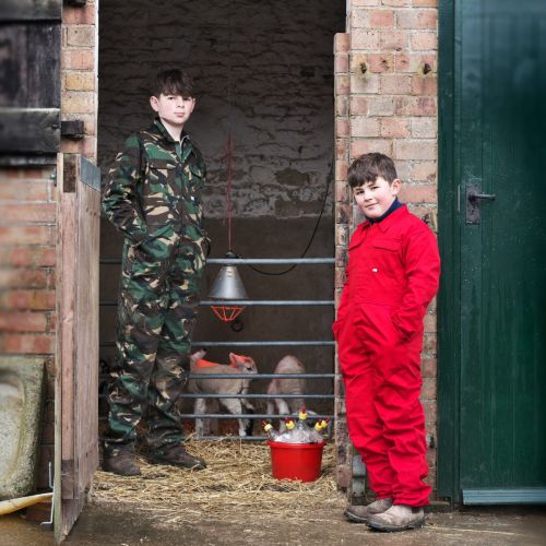 Youth boilersuit Red