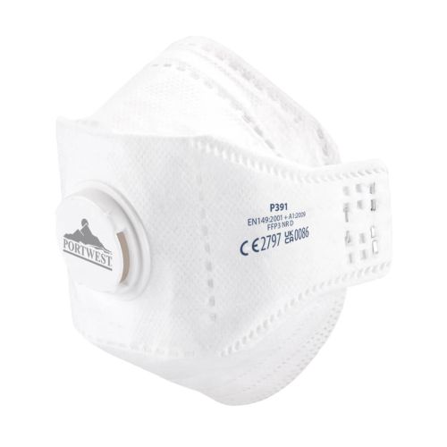 P391 - EAGLE FFP3 Valved Dolomite Fold Flat Respirator (10)