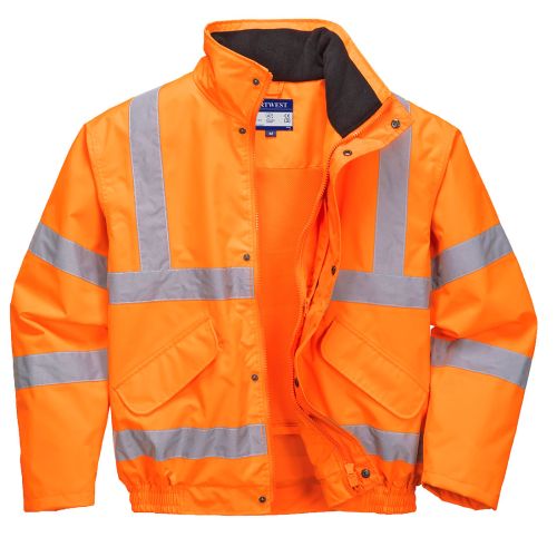 RT62 - Portwest Hi Vis Breathable Bomber Jacket RIS-3279