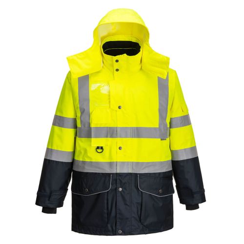 S426 - Hi-Vis Breathable 7-in-1 Contrast Traffic Jacket