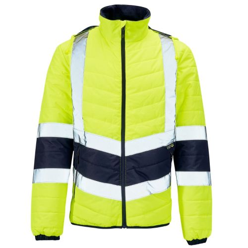 SHV-051 - Supertouch High Vis Two Tone Puffer Jacket