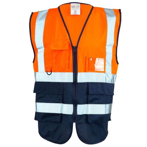 SHV-2534/8 - High Vis Contrast Two Tone Executive Vest