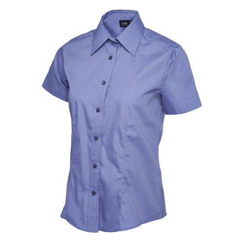 UC712 - Uneek Ladies Poplin Half Sleeve Shirt
