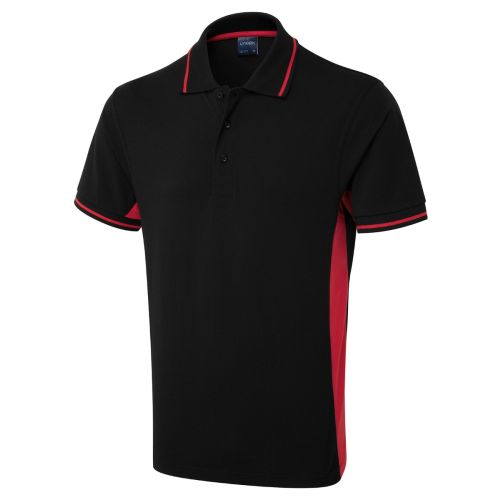 UC117 - Two Tone Polo Shirt