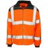 Supertouch Hi Vis Orange Rain Patch Fleece Jacket: 3788