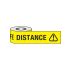 Covid19 Keep a safe distance adhesive floor tape 50mm x 66mtr: 58468