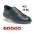 Toesavers Black Leather Brogue Safety Shoe: 912