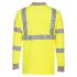 Long Sleeve Flame Retardant Anti static High Vis Yellow Polo Shirt: FR77