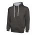 Uneek Hooded Contrast Sweatshirt: UC507