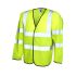 Long Sleeve Hi Vis Safety Waistcoat: UC802