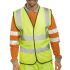 High Visibility 2 Band Vest: WY2