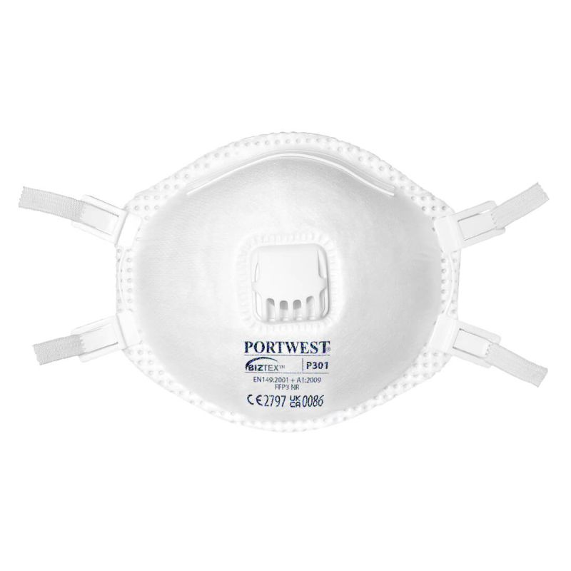 Respirator Dust mask: P301 FFP3 Valved (10 Masks)