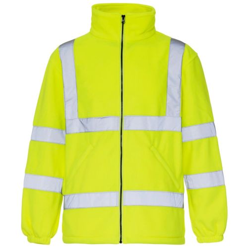 3808 - Supertouch Hi Vis Fleece Jacket