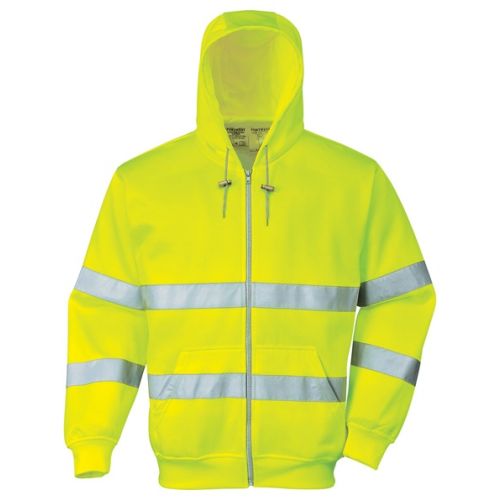 B305 - Hi-Vis Zip Front Hoodie