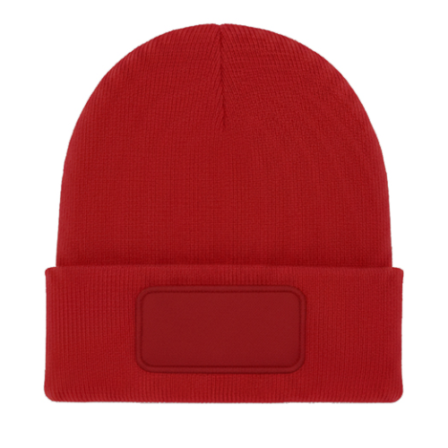 UC411-Rectangular Patch Beanie