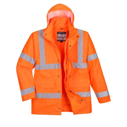 S468 - High Vis 4 in 1 Traffic Jacket