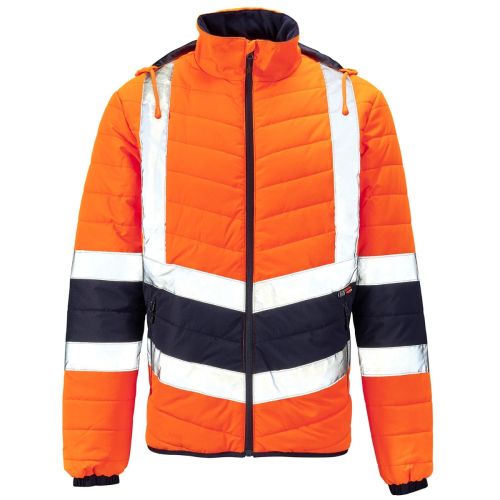 SHV-051 - Supertouch High Vis Two Tone Puffer Jacket