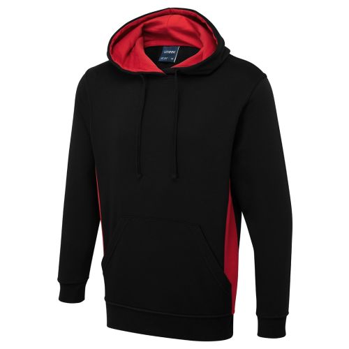 UC517 - Uneek Two Tone Hooded Sweatshirt