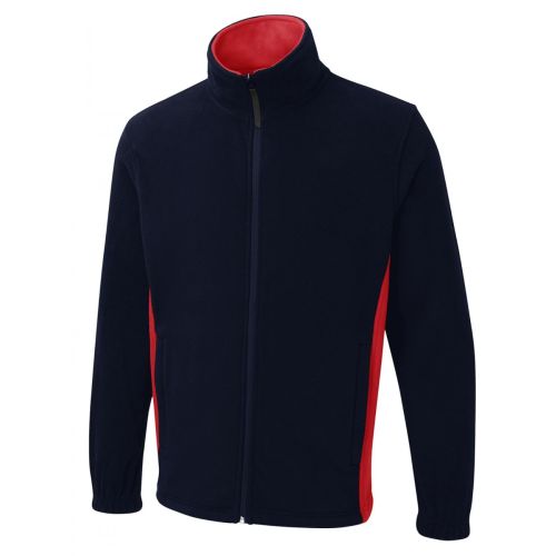 UC617 - Uneek Two Tone Full Zip Fleece Jacket