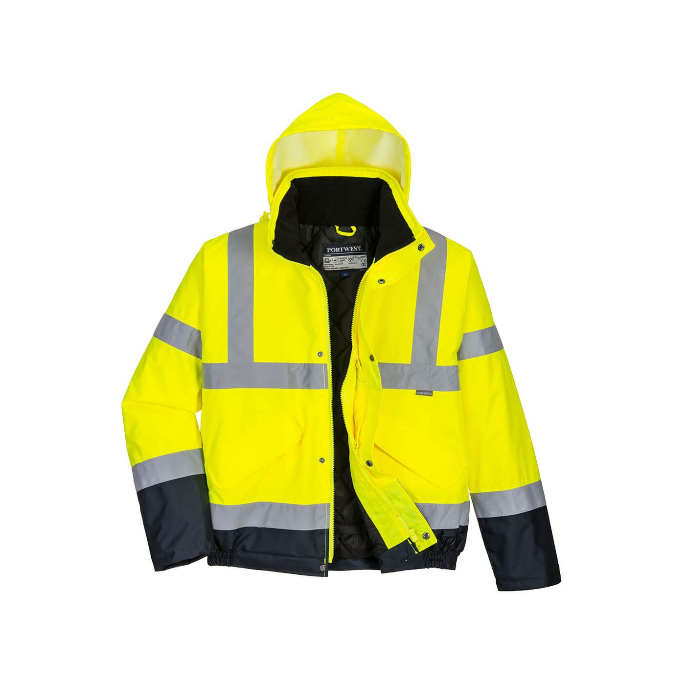 S266 - Hi-Vis Contrast Winter Bomber Jacket
