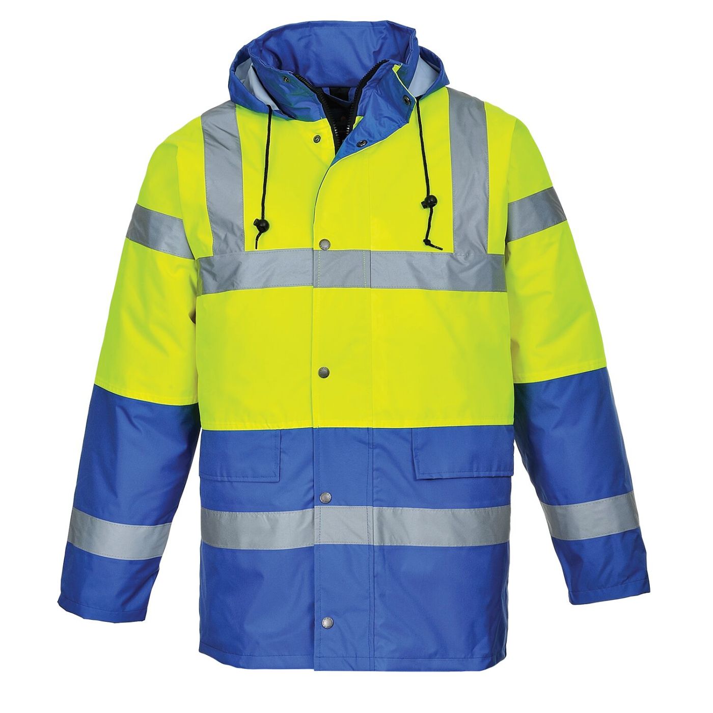 S466 - High Vis 2 Tone Yellow Traffic Jacket