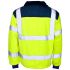 3784 - Supertouch Hi Vis Yellow Rain Patch Fleece Jacket