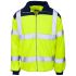 3784 - Supertouch Hi Vis Yellow Rain Patch Fleece Jacket