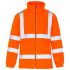 3808 - Supertouch Hi Vis Orange Fleece Jacket