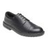 910 - Toesavers Black Leather Formal Safety Shoe