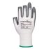A311 Grip 13 Nitrile 3 Fingerless Glove (Pk 12) White/Grey