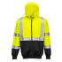 B315 - Hi-Vis Two-Tone Zipped Hoodie