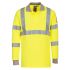 FR77 - Flame Retardant Anti static High Vis Yellow Polo Shirt