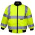 Junior High Vis Yellow Bomber Jacket: JY3J